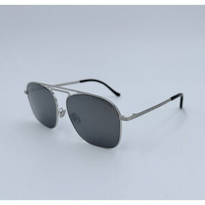 NEW Cutler and Gross 1310 C:04 Sunglasses Silver Black Aviator Handmade Italy